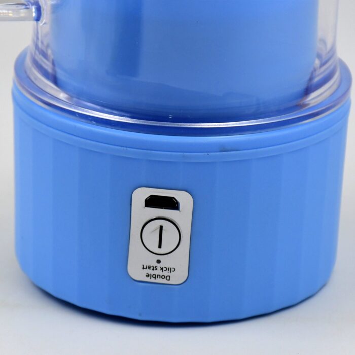 Portable Electric Juicer With Handle & Straw, USB Rechargeable 6 Stainless Steel Blades (500 ML) - Image 5