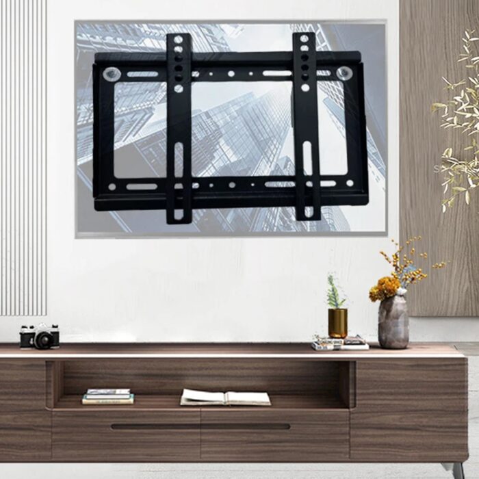 TV Wall Bracket Mount Slim Monitor Stand for 14 x 42, LCD LED 3D plasma Flat TVs Full Motion Heavy-Duty Wall Bracket, Sturdy and Strong Flat Screen Design TV Wall Mount (29cmx19cm) - Image 6