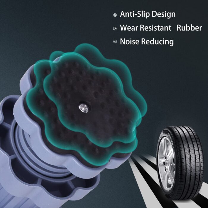 Washing machine support, anti vibration washing machine support adjustable washer anti vibrasion pads, washer & dryer pedestals, Washing Machine Accessory Anti- Skid Pad PVC Lifting Pad Non-Slip ( 4 Pc Set ) - Image 4
