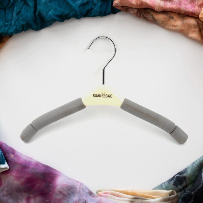 Solid Sponge Hanger Non-Slip Hanger Home No Trace Clothes Hanging Pants Clip Clothing Store Hangers, Clothes Hanger for Closet Wedding Dress Women, Men, Children Clothing - Image 5