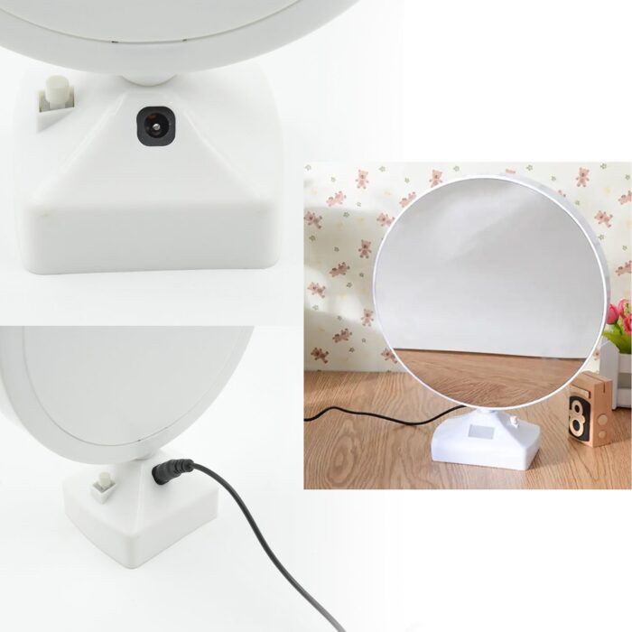 Plastic 2 in 1 Mirror Come Photo Frame with Led Light - Image 7