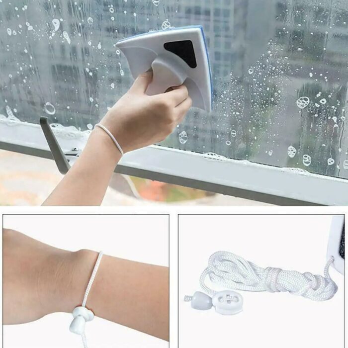 DOUBLE FACE GLASS CLEANER WINDOW SQUEEGEE, MAGNETIC WINDOW WASHING EQUIPMENT - Image 3