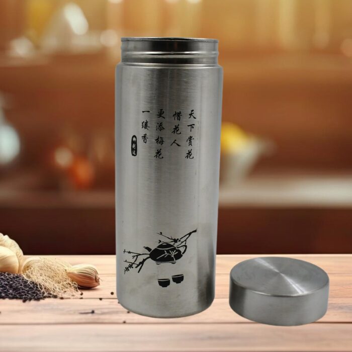 Unbreakable Stainless Steel Leak Proof Fridge Water Bottle, Leak Proof | Office Bottle | Gym | Home | Kitchen | Hiking | Trekking | Travel Bottle (300 ml Approx) - Image 3