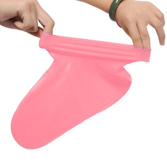 Outdoor Waterproof Non-slip silicone shoe cover |Foldable, Washable & Anti Skid, Reusable & Durable cover, Suitable For Men/Women& Kids, Perfect for Cycling/Walking/Tracking etc (1 Pair) - Image 6
