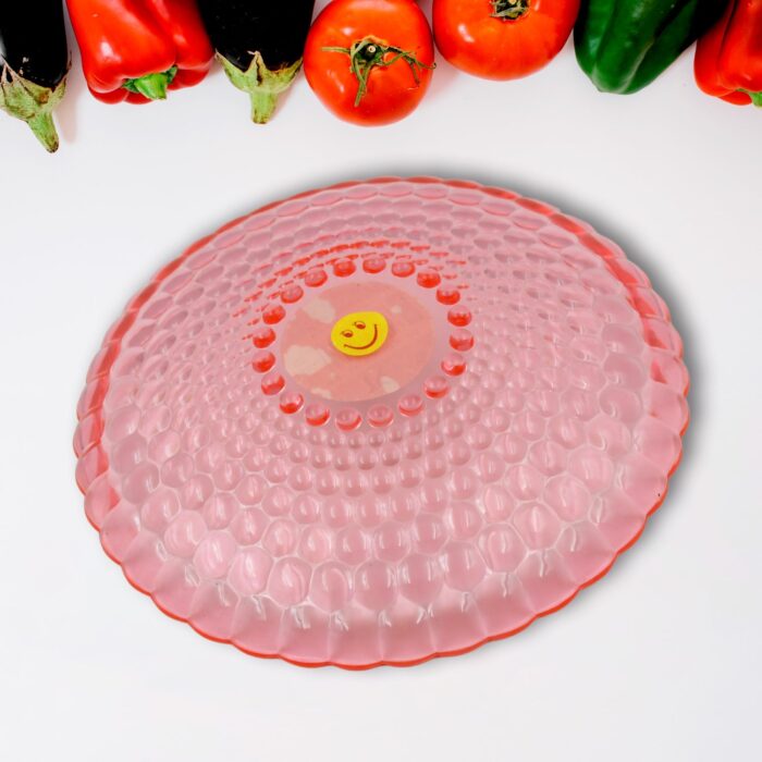 Round Plastic Dinner Plate  / Tray / Snacks / Breakfast Plate friendly Plastic Plate for Kids Party Supplies Birthday Holiday Party Dinnerware Supplies (1 Pc) - Image 4