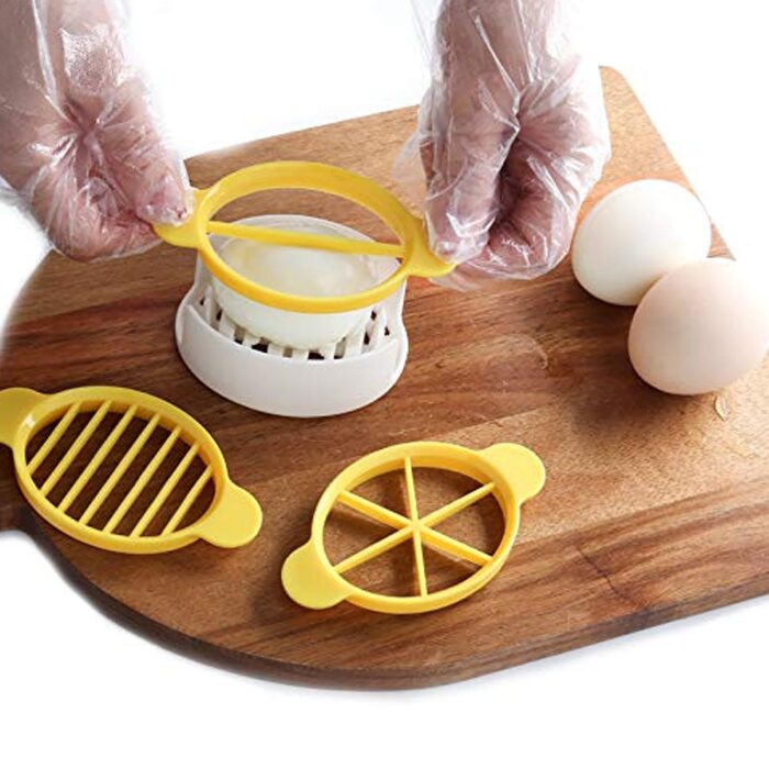 Egg Slicer, 3 in 1 Boiled Egg Slicer, Egg Slicer, Preserved Egg Slicer, Home Restaurant Kitchen Tool (1 Pc) - Image 8