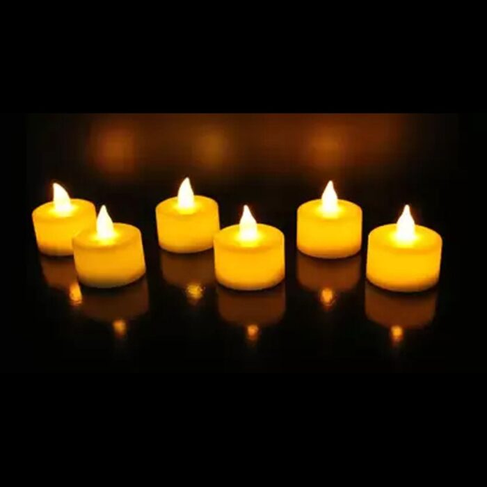 Festival Decorative - LED Tealight Candles (White, 24 Pcs) - Image 3