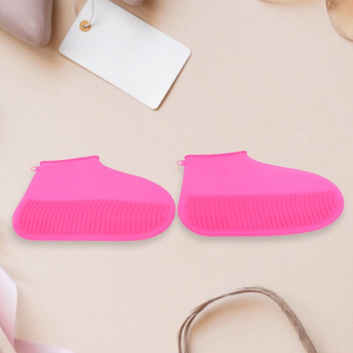Non-Slip Silicone Rain Reusable Anti skid Waterproof Fordable Boot Shoe Cover (Small Size/ 1 Pair) - Image 6