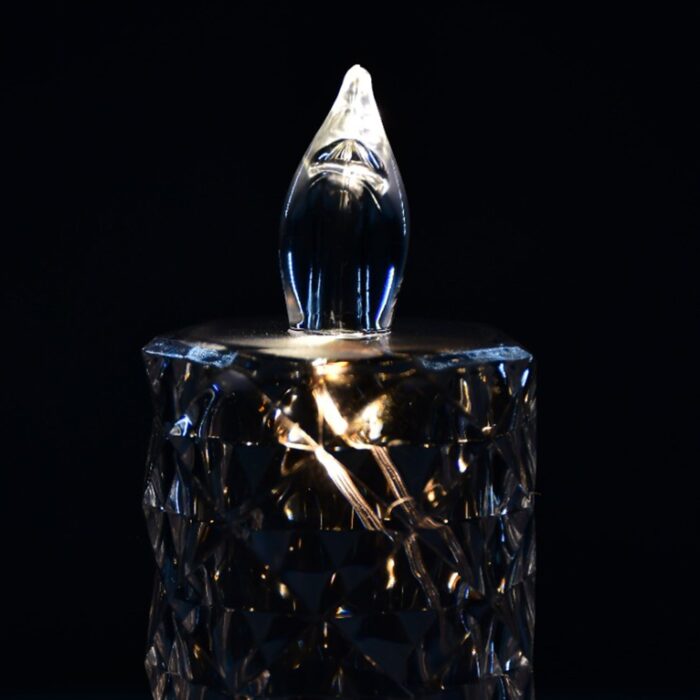 Rose Candles for Home Decoration, Crystal Candle Lights - Image 2