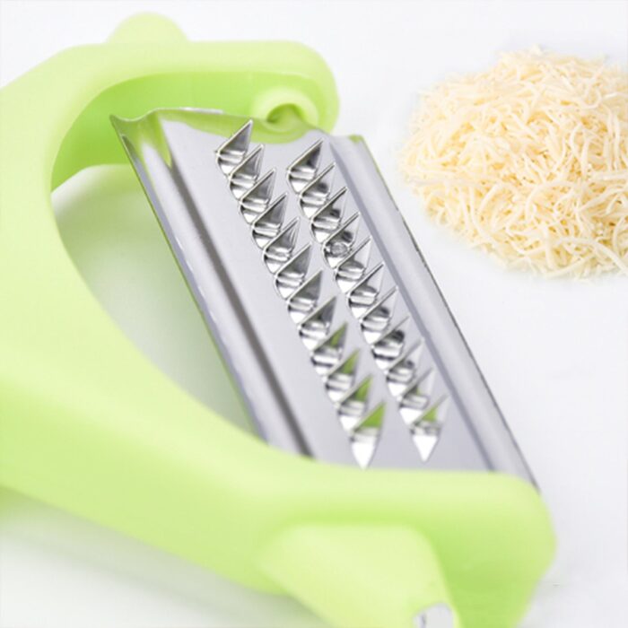Peeler Slicers Shredders for Fruits and Vegetables, Cutter, Grater Kitchen Helper, Potato Fruits Peeler, Stainless Steel Sharp Blade with Non-Slip Handle (3 Pcs Set) - Image 3