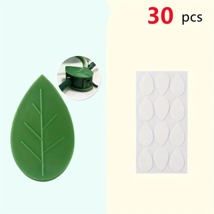 Plant Climbing Wall Fixture Clip Self-Adhesive Hook Vines Traction Invisible Stand Green Plant Clip Garden Wall Clip Plant Support Binding Clip Plants for Indoor Outdoor Decoration (30 Pcs Set) - Image 7