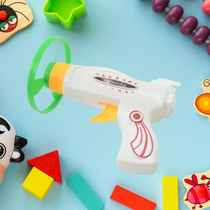 Flash & Sound Super Speed Spinner Gun Set for Kids (Battery Not Included / 1 Pc ) - Image 6