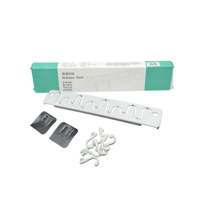 Adjustable Wall Hook: Slides for Easy Access (Bathroom & Home) - Image 3