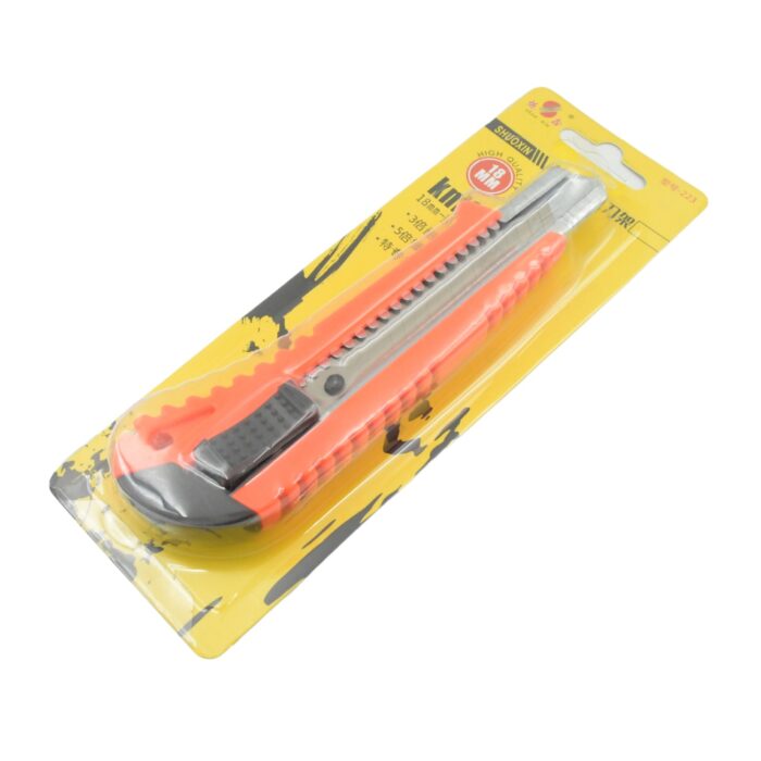 Multi-Use Iron Cutter, Cutting Blade and Precision Knife Blade, Utility Knife - Heavy Duty Industrial Cutter Knife (18mm) - Image 4