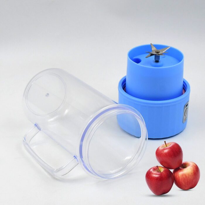 Portable Electric Juicer With Handle & Straw, USB Rechargeable 6 Stainless Steel Blades (500 ML) - Image 6
