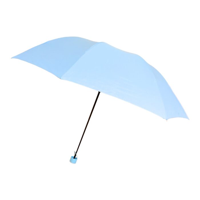 3-Fold Sun Protective Solid Foldable Umbrella (1 Pc) - Image 5