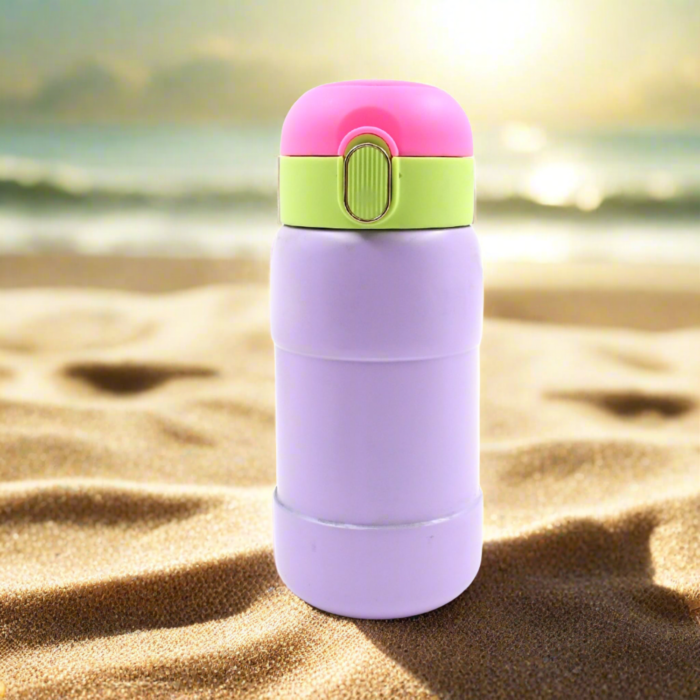 Duck Stainless Steel Water Bottle For Kids Adults Steel Flask Metal Thermos, Spill Proof Cap Closure, BPA Free For School Home Office, Drinkware, 400 ML - Image 4