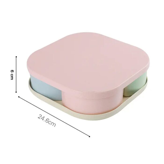 Large Compartment Candy Box | Creative Divided Food Fruit Plate - Image 5