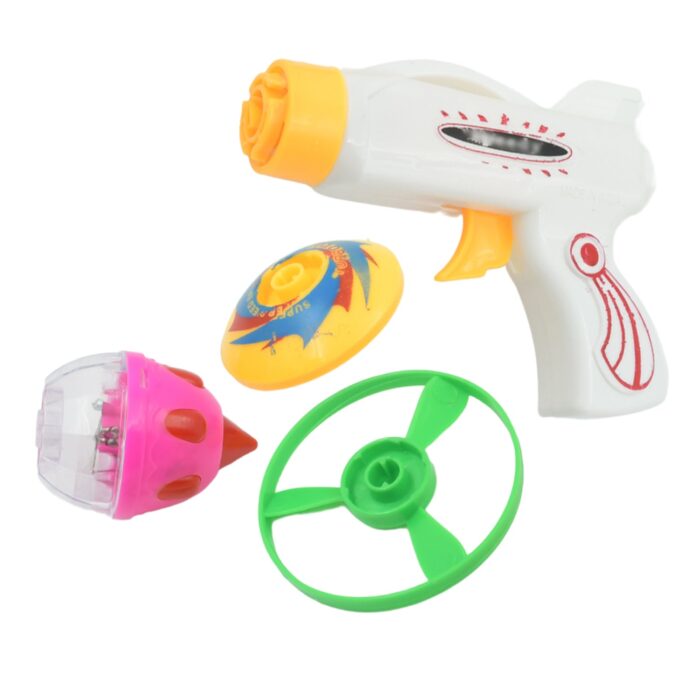 Flash & Sound Super Speed Spinner Gun Set for Kids (Battery Not Included / 1 Pc ) - Image 4