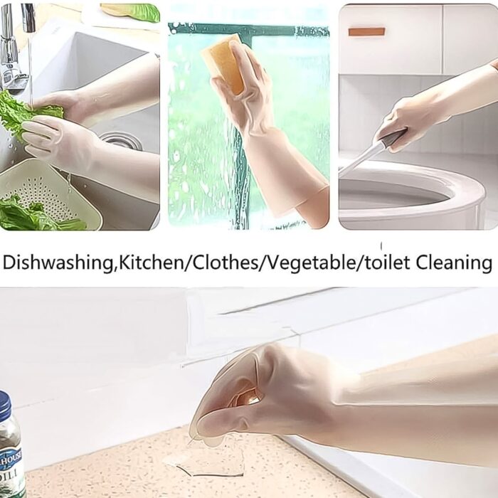 Cleaning Gloves Hand Gloves for Kitchen Household (1 Pair) - Image 4
