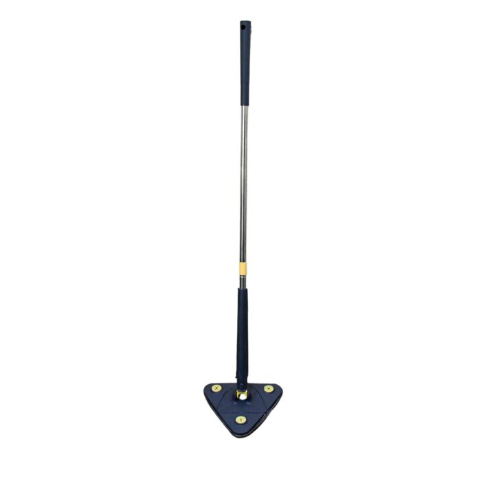 Rotatable Adjustable Triangle Cleaning Mop Triangle Mop with Stainless Steel Long Handle Push-Pull Squeezing Cleaning Mop Dry & Wet Mop for Floor Windows (1 Pc) - Image 4