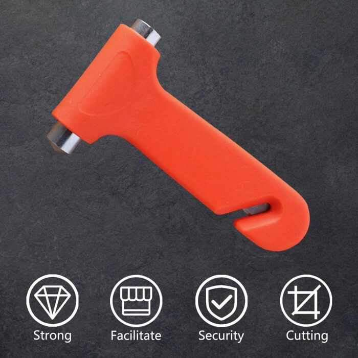 Car Safety Hammer,Emergency and Rescue Tool,Car Window Breaker and Seatbelt Cutter,Safety Hammer Emergency Rescue Tool,Car Window Breaking Seat Belt Cutter (1 Pc) - Image 5