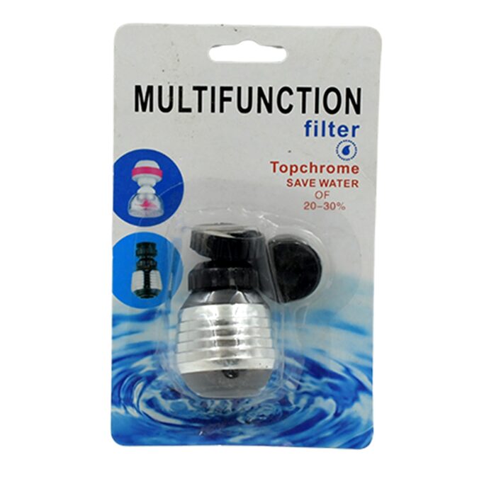 Faucet Bubbler, Faucet Aerator, Water Filter 360° Sink Use for Kitchen, Bathroom, Home Use, High Pressure Power Spray, Plating, for Kitchen Bathroom (1 Pc) - Image 4