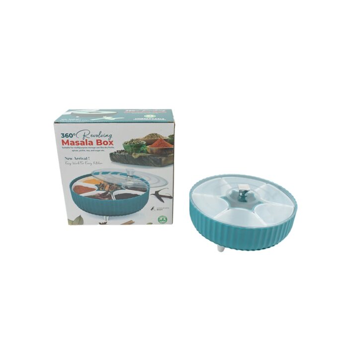 Dry Fruit & Snack Organizer: 360° Revolving Box (7 Compartments, Airtight) - Image 4