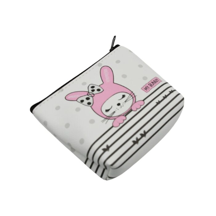 Mini Reusable Multipurpose Washable Pouch Case Travel, Boys & Girls Pouch with Zip, Cosmetic Makeup Pouch, Mini Backpack, for Travel (10x9 CM) - Image 4
