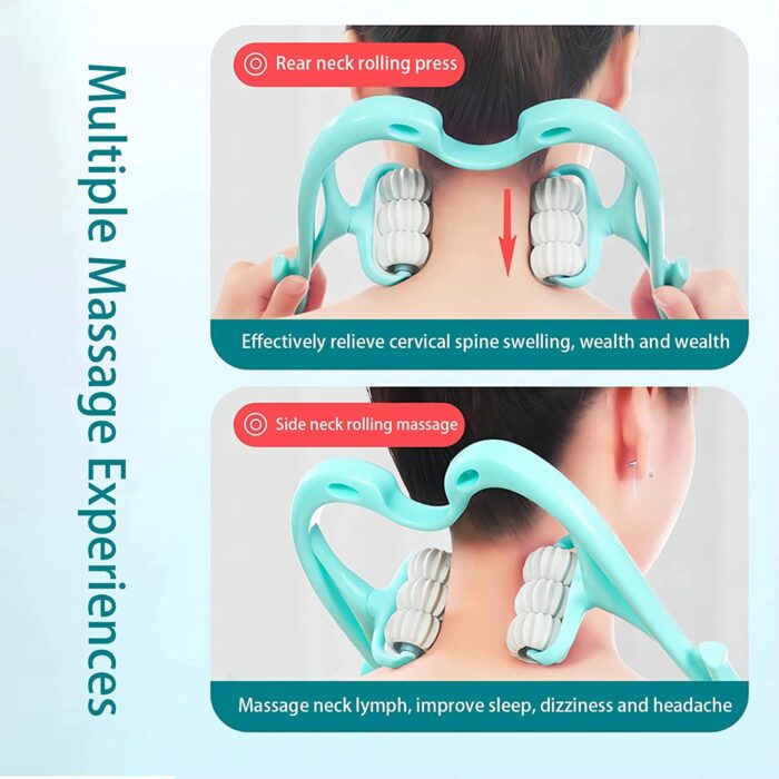 NECK SHOULDER MASSAGER, PORTABLE RELIEVING THE BACK FOR MEN RELIEVING THE WAIST WOMEN (1PC) - Image 5