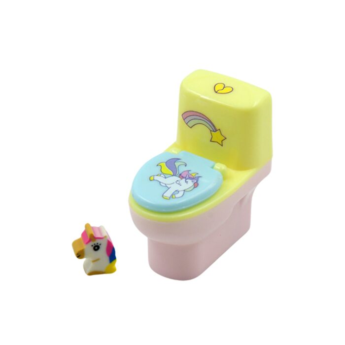 Fun & Functional! Toilet Pencil Sharpener with Eraser (2 Pc Set) - Image 4