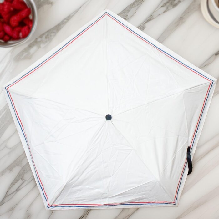 2-Fold Sun & Rain Protective Solid Foldable Umbrella (1 Pc / Mix Color) - Image 5