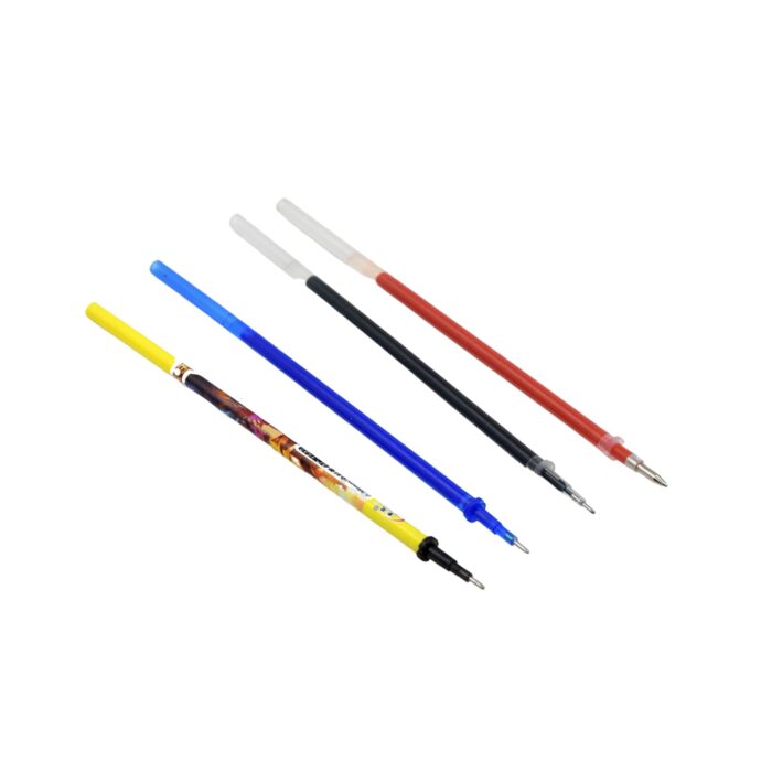 Retractable Gel Pen Refills Replacement Refill, for Writing Journaling Taking Notes School Office Home, Full Needle Refills Gel Pen Refill Replacement (4 Pc Mix Color) - Image 4