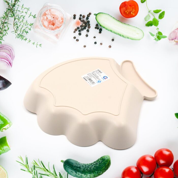 Plates for Kids, BPA Free, Children’s Food Plate, Kids Bowl, Serving Platters Food Tray Decorative Serving Trays for Candy Fruits Dessert Fruit Plate, Baby Cartoon Pie Bowl Plate, Tableware (1 Pc) - Image 5