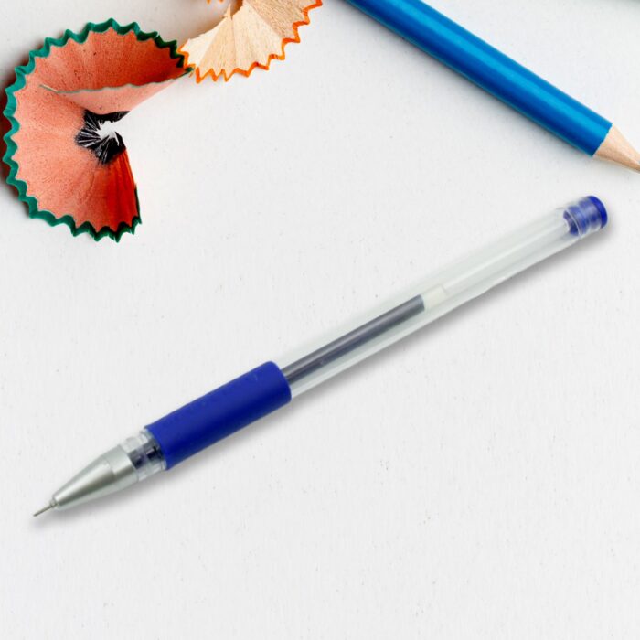 Writing Gel Pen for School Stationery Gift for Kids, Birthday Return Gift, Pen for Office, School Stationery Items for Kids (Black, Blue / 1 Pc ) - Image 5