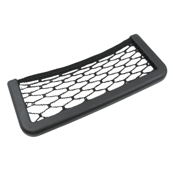 Car Storage Organize Car String Bag Car Seat Side Storage, Net Bag Mesh Pocket Organizer Stick-on for Purse Bag Phone, Special Adhesive Car Mesh Storage for Car for Interior Organizer - Image 4