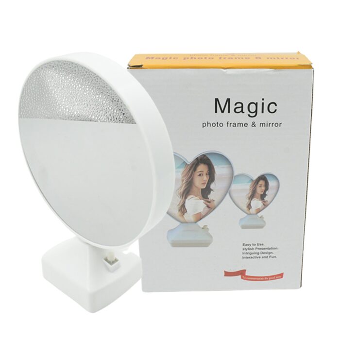Plastic 2 in 1 Mirror Come Photo Frame with Led Light - Image 9