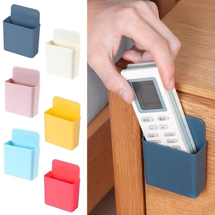 Multipurpose Plastic Wall Mounted Remote & Mobile Holder Stand – (Pack of 4) - Image 6
