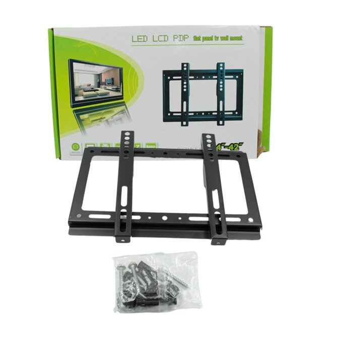TV Wall Bracket Mount Slim Monitor Stand for 14 x 42, LCD LED 3D plasma Flat TVs Full Motion Heavy-Duty Wall Bracket, Sturdy and Strong Flat Screen Design TV Wall Mount (29cmx19cm) - Image 4