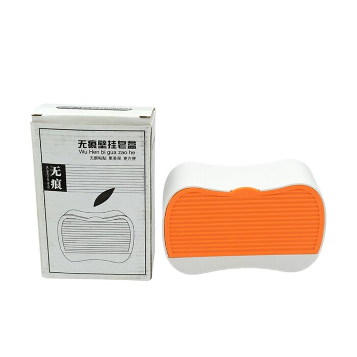 Soap Holder Travel Business Travel Hotel Portable Wall-mounted Soap Box Bathroom Toilet Punch-free Flip-type Drain Soap Box, Waterproof Space Saving (1 Pc) - Image 4