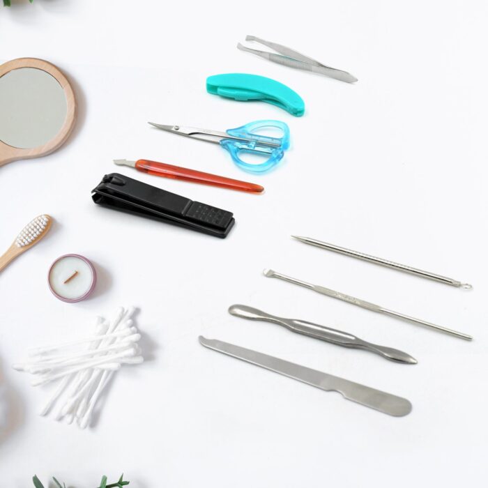 9pc Nail Clipper Kit, Fingernail Clipper, Manicure Set, Stainless Steel Nail Cutter Set, Manicure Toe Nail Clippers Care Tools with Lightweight and Beautiful Travel Case (9Pc Set) - Image 6
