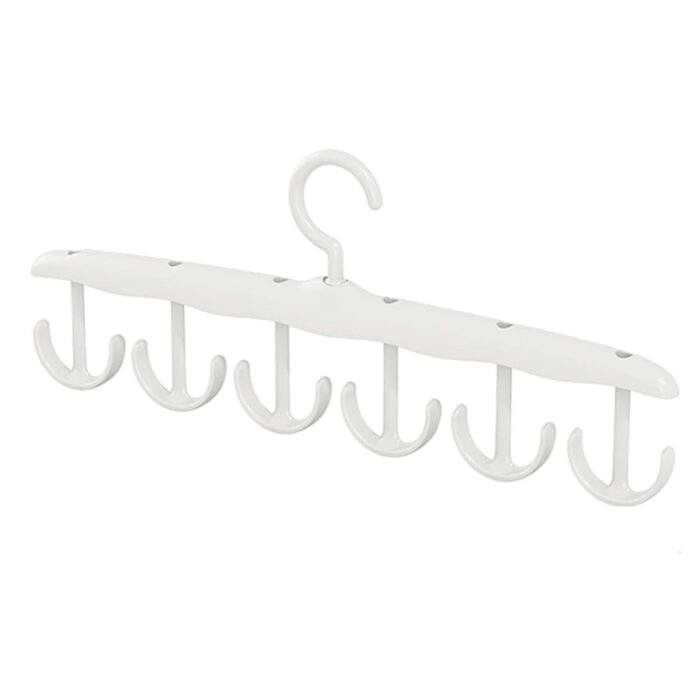 Tank Top Hanger, 12-Hook Space Saving Hanger, Capacity Rotatable Wood Space Saving Hanger Closet Organizers and Storage for Dorm & Apartment for Tank Top - Image 4
