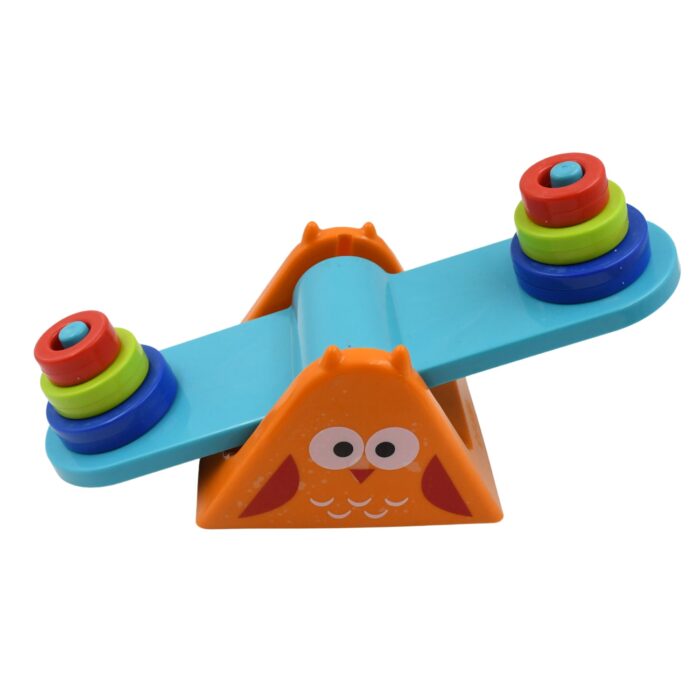 Plastic Kids Weighing Scale Toy, Child Age Group: 4-6 Yrs, Weighing Balance Toy for Colorful Weights Pre-School Learning Game | Education Puzzle Learning for Kids (1 Pc) - Image 4