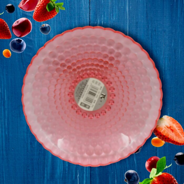Round Plastic Dinner Plate  / Tray / Snacks / Breakfast Plate friendly Plastic Plate for Kids Party Supplies Birthday Holiday Party Dinnerware Supplies (1 Pc) - Image 5