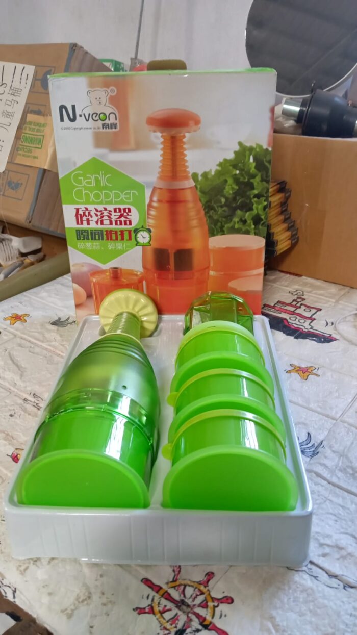 Food Chopper, Easy to Clean Manual Hand Chopper Dicer, Slap Press Chopper Mincer for Vegetables Onions Garlic Nuts Salads - Image 6
