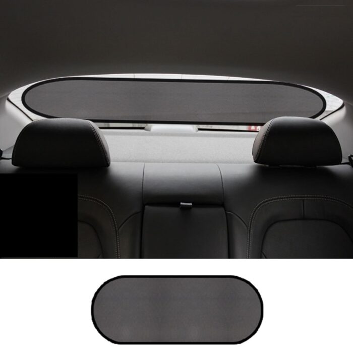 Car Rear Window Sun Shade 39 x 20 Inches Foldable with 4 Suction Cups, Window Sunshade Protection Glare Reduction Shade Protect Sun - Image 4