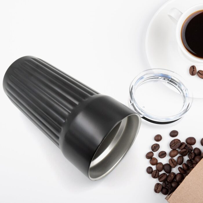 Stainless Steel Vacuum Insulated Travel Mug with Lid (1 Pc) - Coffee, Tea - Image 5