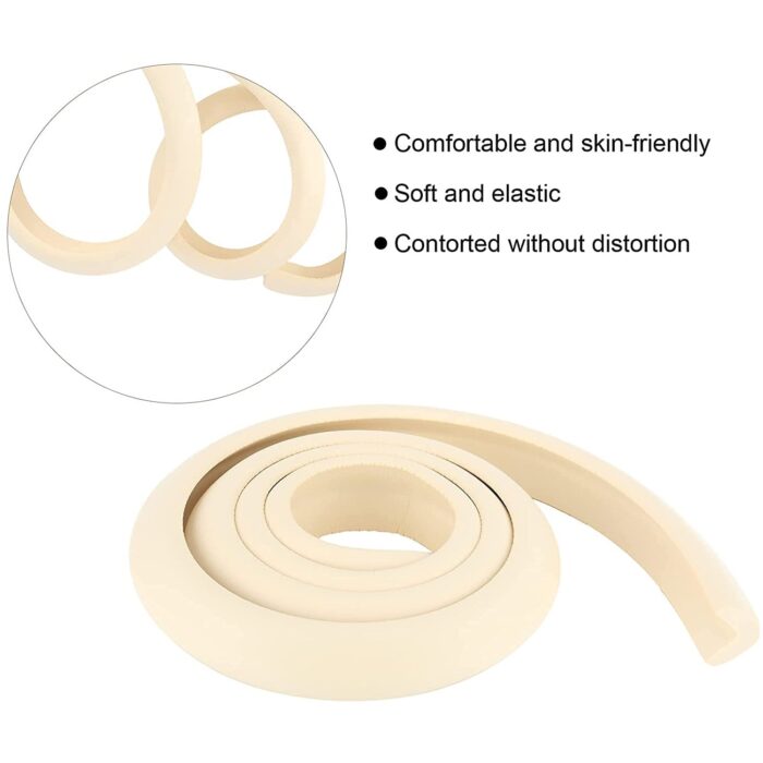 Corner Proofing Edge Protector Safe Corner Cushion for Table, Baby Safety Bumper Guard,Furniture, Bed, Soft Rubber Corner Protectors for Kids (2 Mtr) - Image 7