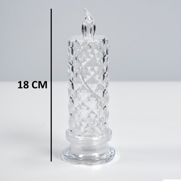 Rose Candles for Home Decoration, Crystal Candle Lights - Image 5
