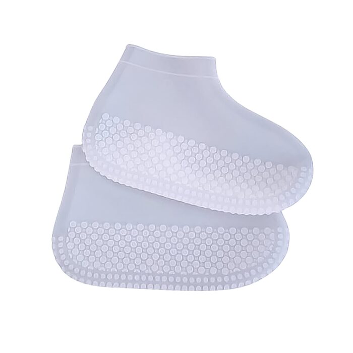 Non-Slip Silicone Rain Reusable Anti skid Waterproof Fordable Boot Shoe Cover (Large Size / 1 Pair / Mix Color) - Image 7
